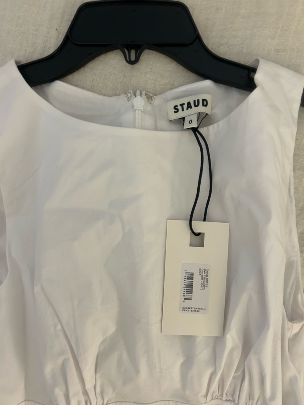 STAUD Elegant White Midi Dress - Picture 2 of 5